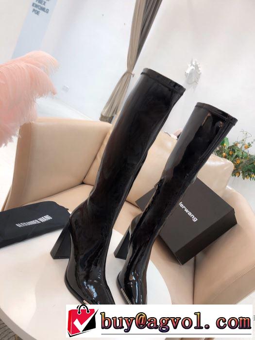 レザーブーツ 2019トレンド秋冬おすすめ安い アレキサンダーワン ALEXANDER WANG 秋冬にお世話になる定番 優しいのに存在感