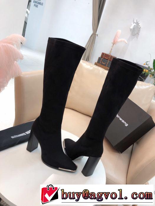 レザーブーツ 2019トレンド秋冬おすすめ安い アレキサンダーワン ALEXANDER WANG 秋冬にお世話になる定番 優しいのに存在感
