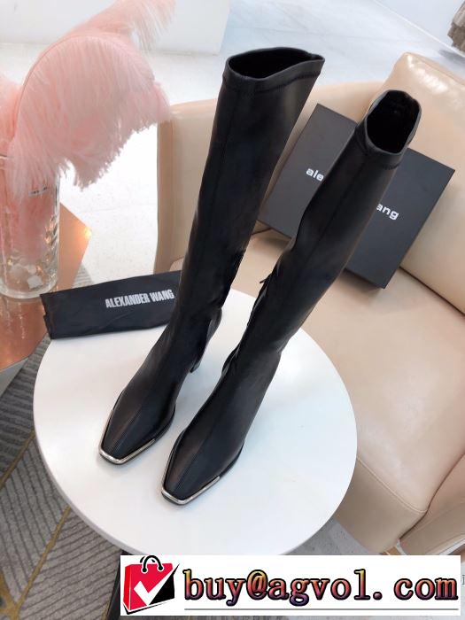 レザーブーツ 2019トレンド秋冬おすすめ安い アレキサンダーワン ALEXANDER WANG 秋冬にお世話になる定番 優しいのに存在感
