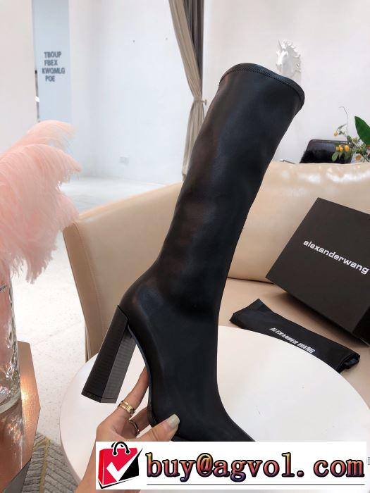 レザーブーツ 2019トレンド秋冬おすすめ安い アレキサンダーワン ALEXANDER WANG 秋冬にお世話になる定番 優しいのに存在感