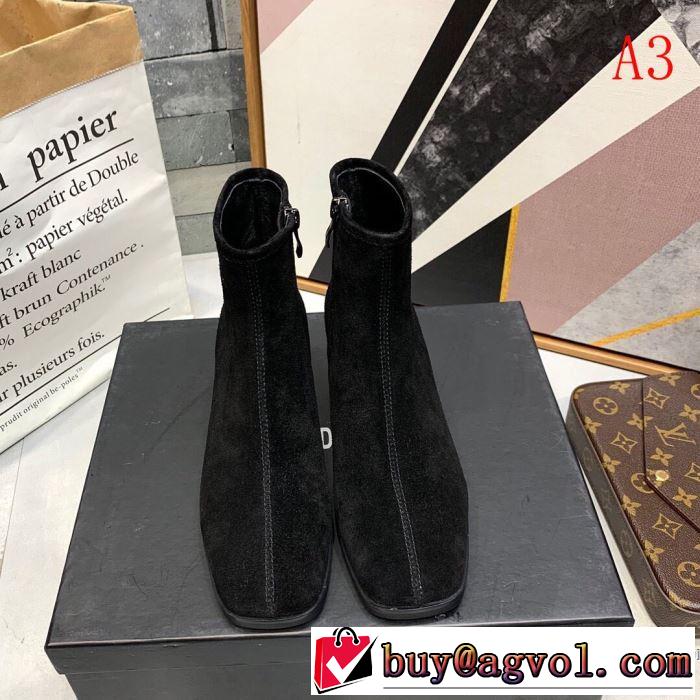 2色可選 トレンド入り確実最新コレクション レザーブーツ アレキサンダーワン 2019年秋冬に欠かせない ALEXANDER WANG