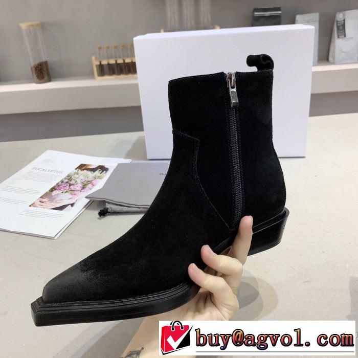 2019秋冬トレンド押さえておきたい 2色可選 レザーブーツ サイズのよさを感じる新作 バレンシアガ BALENCIAGA 人気ブランドの秋冬新色