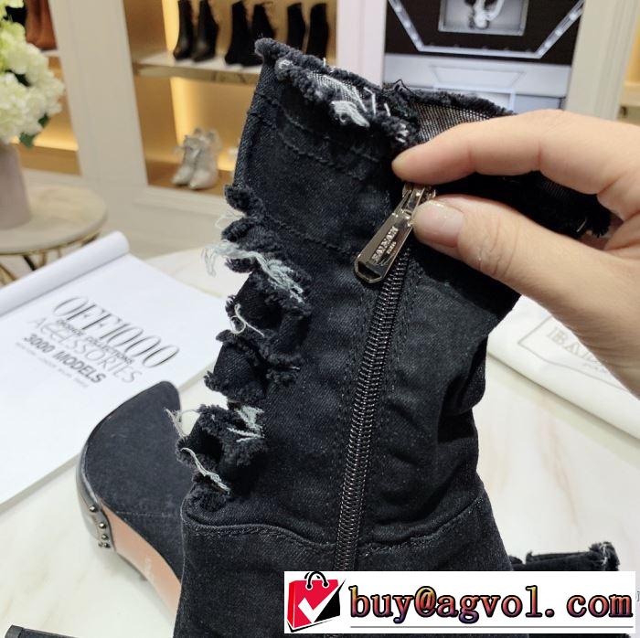 秋冬とれんど新品目立ち レザーブーツ3色可選  2019秋冬最重要アイテム バルマン BALMAIN ファッション上級者向け