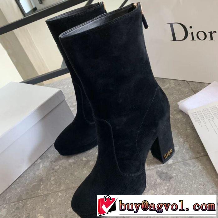 多色可選 秋にこれがはやりそう ディオール 2019秋冬トレンド押さえておきたい DIOR おしゃれに秋を迎えるために  レザーブーツ