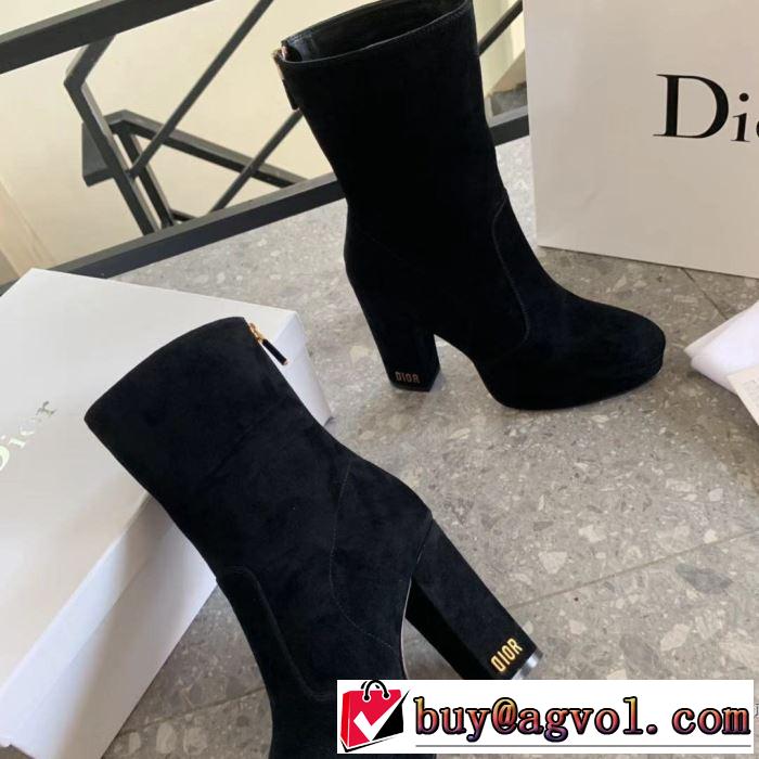 多色可選 秋にこれがはやりそう ディオール 2019秋冬トレンド押さえておきたい DIOR おしゃれに秋を迎えるために  レザーブーツ