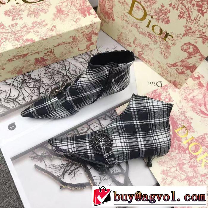 ディオール今季トレンド新作はこれ  2色可選 DIOR 秋冬に大注目のカラー レザーブーツ 速報！2019年秋ファッショントレンド