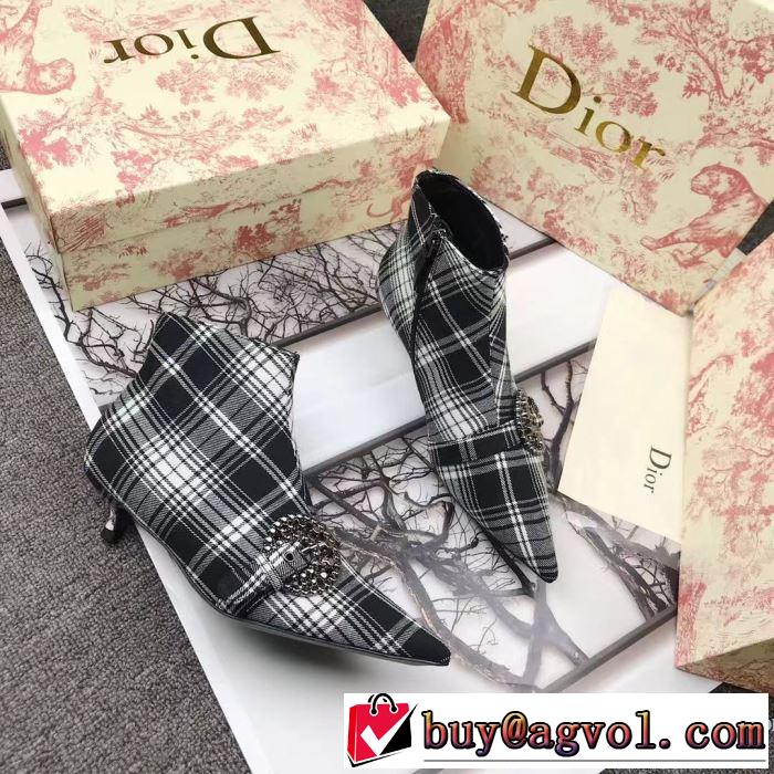 ディオール今季トレンド新作はこれ  2色可選 DIOR 秋冬に大注目のカラー レザーブーツ 速報！2019年秋ファッショントレンド