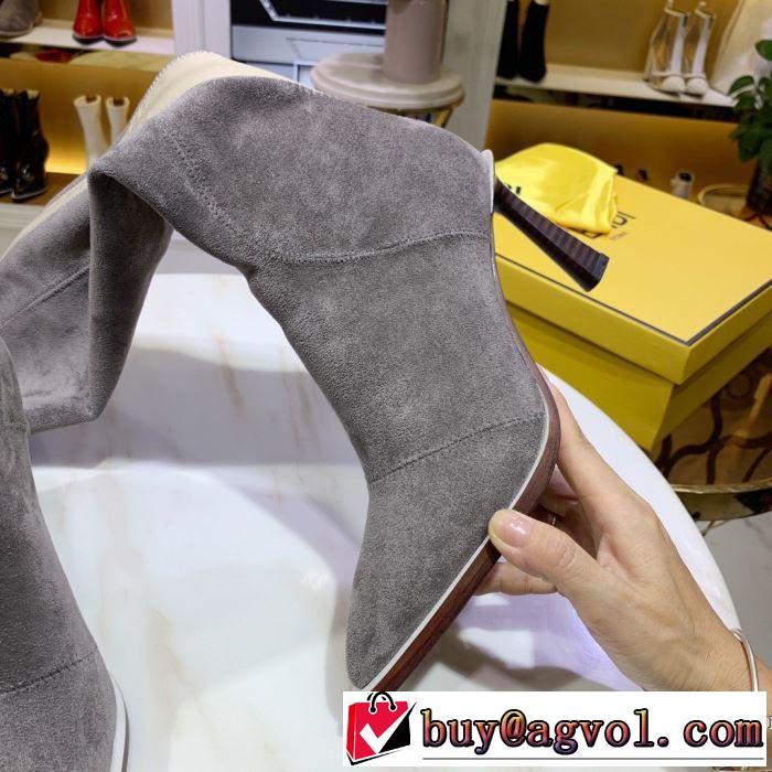 2019トレンド秋冬おすすめ安い レザーブーツ 多色可選 秋冬にお世話になる定番 フェンディ FENDI 優しいのに存在感