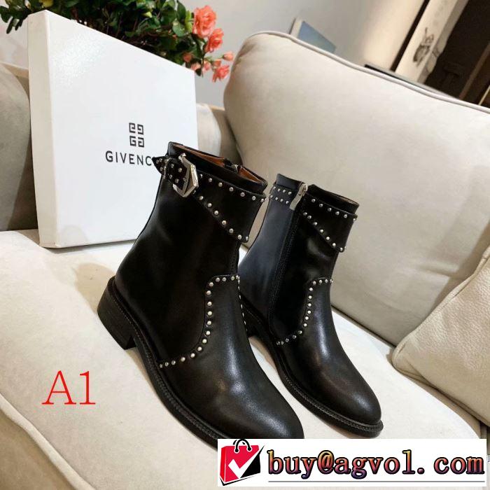 2色可選 【2019秋冬】今きてる最先端ブランド ジバンシー GIVENCHY秋トレンドの新定番  レザーブーツ 現在流行中のおすすめ人気