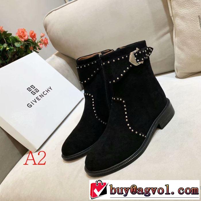 2色可選 【2019秋冬】今きてる最先端ブランド ジバンシー GIVENCHY秋トレンドの新定番  レザーブーツ 現在流行中のおすすめ人気
