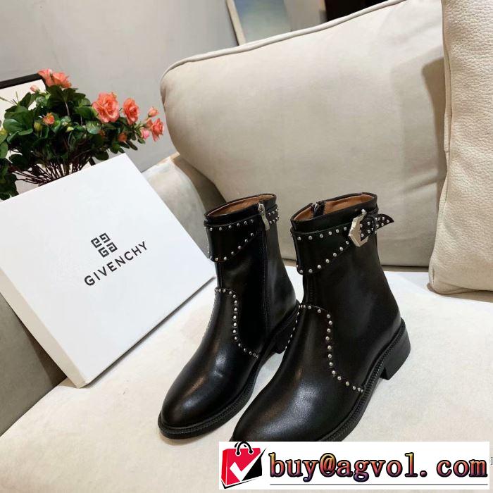 2色可選 【2019秋冬】今きてる最先端ブランド ジバンシー GIVENCHY秋トレンドの新定番  レザーブーツ 現在流行中のおすすめ人気