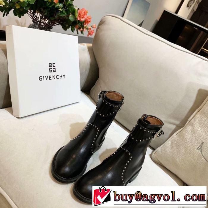 2色可選 【2019秋冬】今きてる最先端ブランド ジバンシー GIVENCHY秋トレンドの新定番  レザーブーツ 現在流行中のおすすめ人気