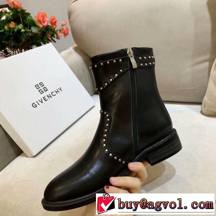 2色可選 【2019秋冬】今きてる最先端ブランド ジバンシー GIVENCHY秋トレンドの新定番  レザーブーツ 現在流行中のおすすめ人気