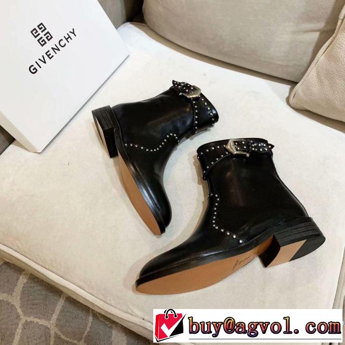 2色可選 【2019秋冬】今きてる最先端ブランド ジバンシー GIVENCHY秋トレンドの新定番  レザーブーツ 現在流行中のおすすめ人気