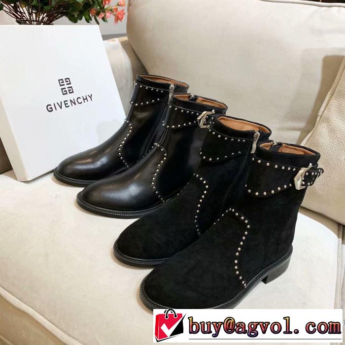 2色可選 【2019秋冬】今きてる最先端ブランド ジバンシー GIVENCHY秋トレンドの新定番  レザーブーツ 現在流行中のおすすめ人気
