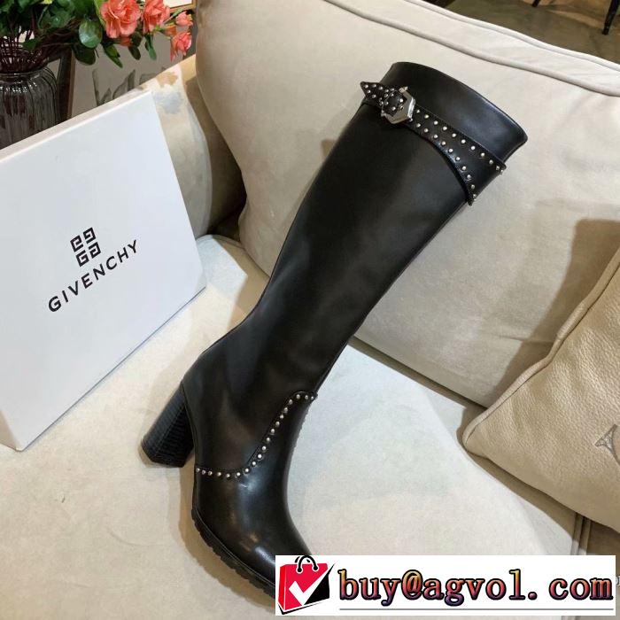 ジバンシー 2色可選 活躍するトレンドアイテム GIVENCHY 2019年秋冬に欠かせない レザーブーツ おしゃれでおすすめ今季トレンド