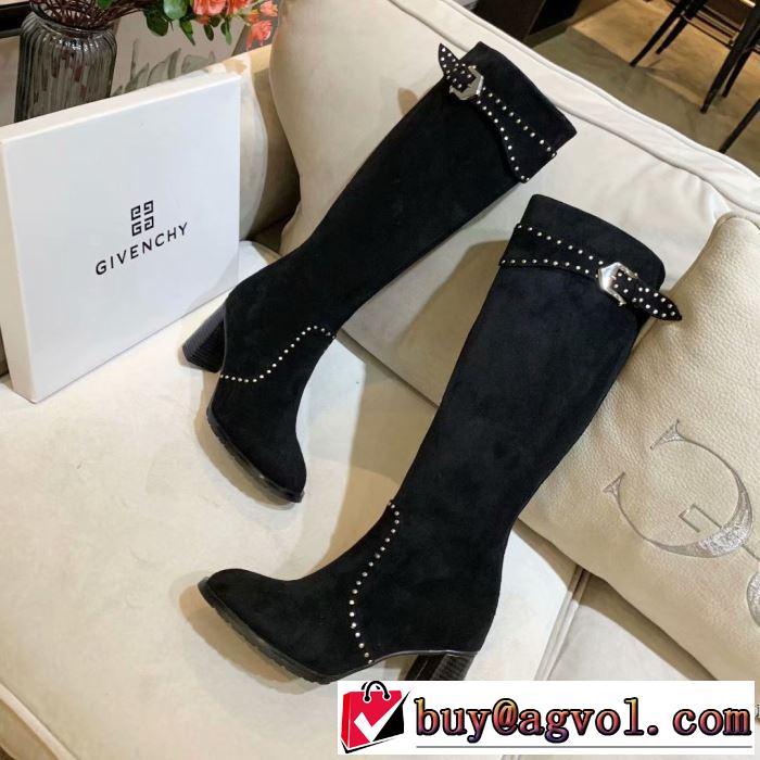 ジバンシー 2色可選 活躍するトレンドアイテム GIVENCHY 2019年秋冬に欠かせない レザーブーツ おしゃれでおすすめ今季トレンド
