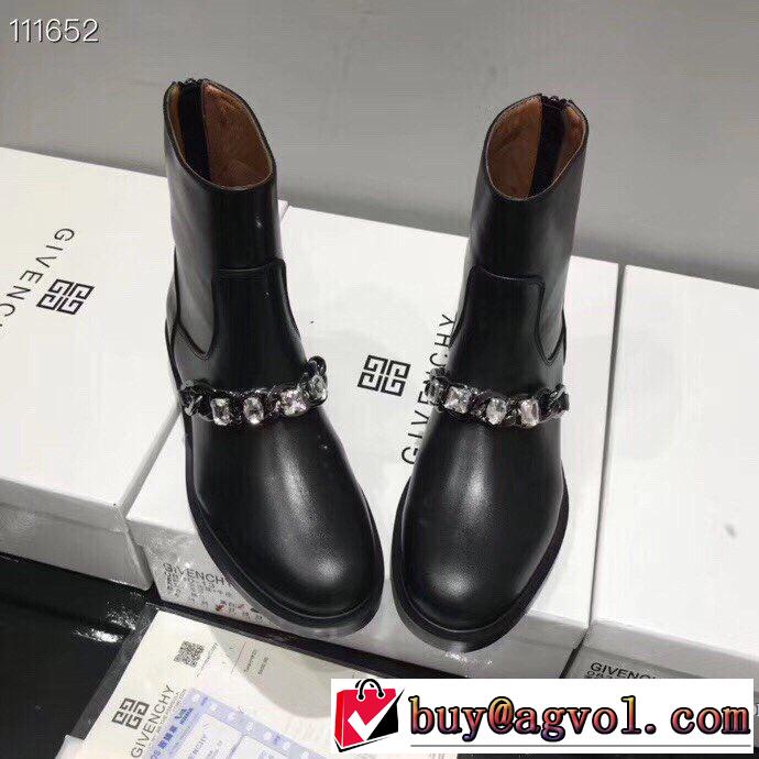 先取り 2019/2020秋冬ファッション ジバンシー GIVENCHY 最新作おすすめしたい秋冬 レザーブーツ 寒い季節トレンド上品