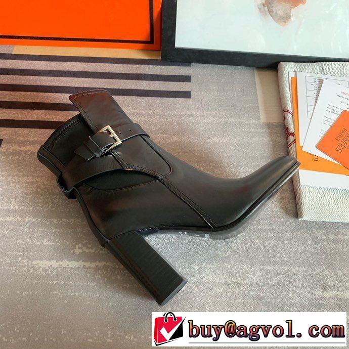 人気ファッション雑誌でも掲載 レザーブーツ 最重要！2019秋冬トレンド エルメス HERMES 最新トレンドコーデおすすめ