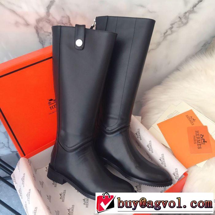 エルメス 2020秋冬流行ファション  HERMES ファッショントレンドを早速チェック レザーブーツ  最高にCOOL秋冬新作
