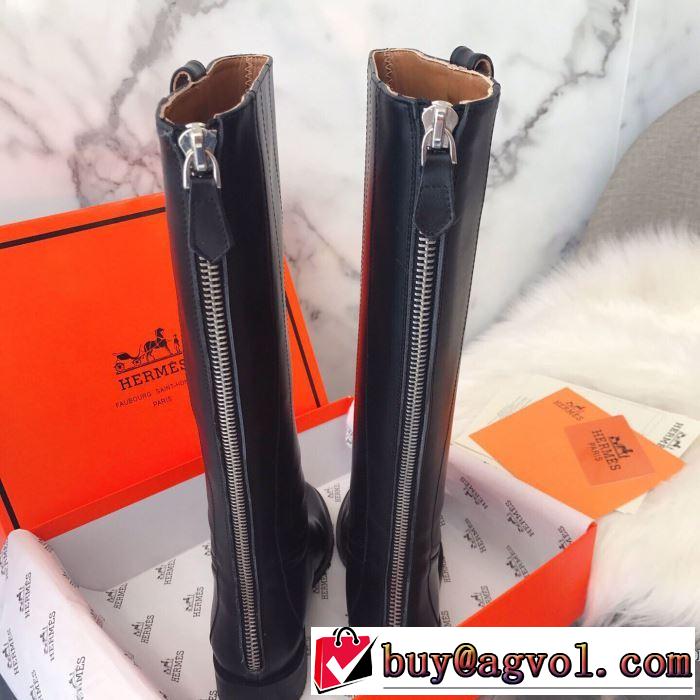 エルメス 2020秋冬流行ファション  HERMES ファッショントレンドを早速チェック レザーブーツ  最高にCOOL秋冬新作