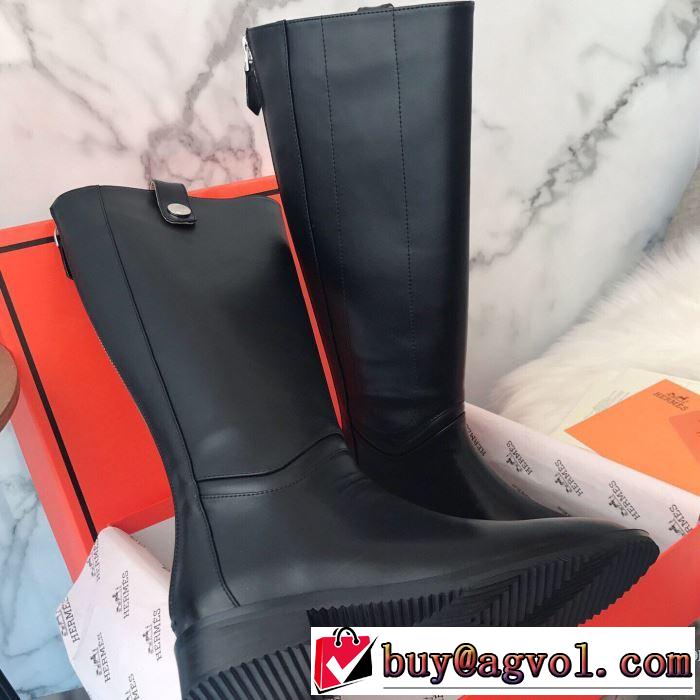 エルメス 2020秋冬流行ファション  HERMES ファッショントレンドを早速チェック レザーブーツ  最高にCOOL秋冬新作