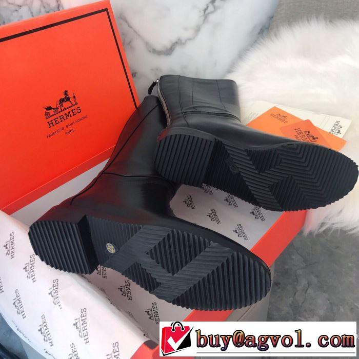 エルメス 2020秋冬流行ファション  HERMES ファッショントレンドを早速チェック レザーブーツ  最高にCOOL秋冬新作