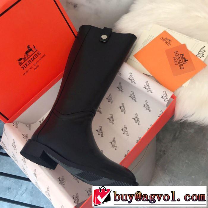 エルメス 2020秋冬流行ファション  HERMES ファッショントレンドを早速チェック レザーブーツ  最高にCOOL秋冬新作