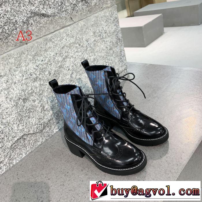 レザーブーツ 3色可選 秋服コーデ2019年版 ルイ ヴィトン 秋にはやる最新作を先取り LOUIS VUITTON  さわやかに新品おすすめ