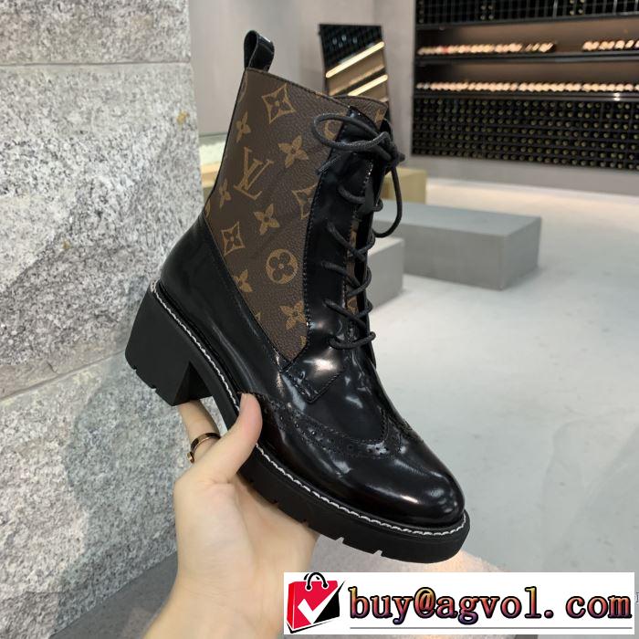 レザーブーツ 3色可選 秋服コーデ2019年版 ルイ ヴィトン 秋にはやる最新作を先取り LOUIS VUITTON  さわやかに新品おすすめ