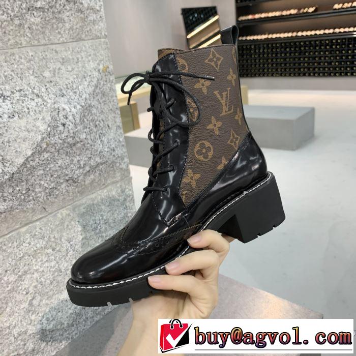 レザーブーツ 3色可選 秋服コーデ2019年版 ルイ ヴィトン 秋にはやる最新作を先取り LOUIS VUITTON  さわやかに新品おすすめ