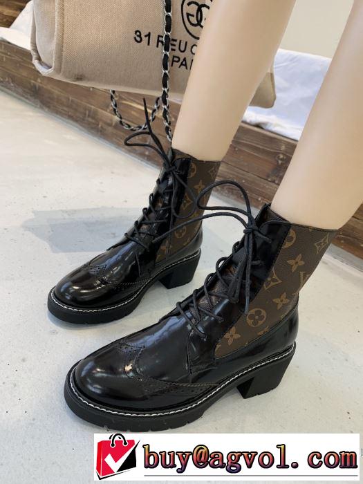 レザーブーツ 3色可選 秋服コーデ2019年版 ルイ ヴィトン 秋にはやる最新作を先取り LOUIS VUITTON  さわやかに新品おすすめ