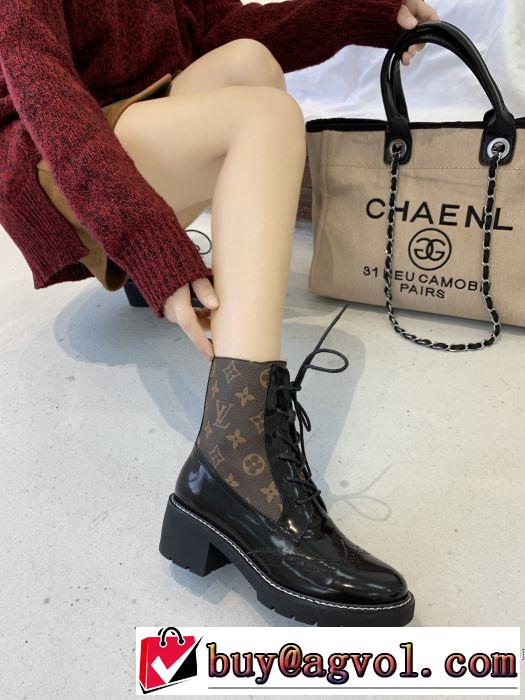 レザーブーツ 3色可選 秋服コーデ2019年版 ルイ ヴィトン 秋にはやる最新作を先取り LOUIS VUITTON  さわやかに新品おすすめ