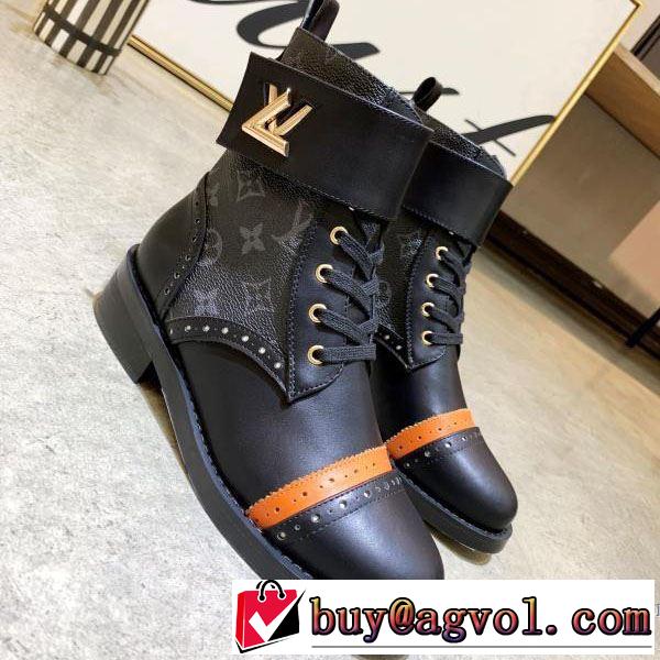 2019秋冬トレンドアイテム ルイ ヴィトン 2色可選 LOUIS VUITTON 今年注目な新品セール レザーブーツ 秋冬とれんど新品目立ち