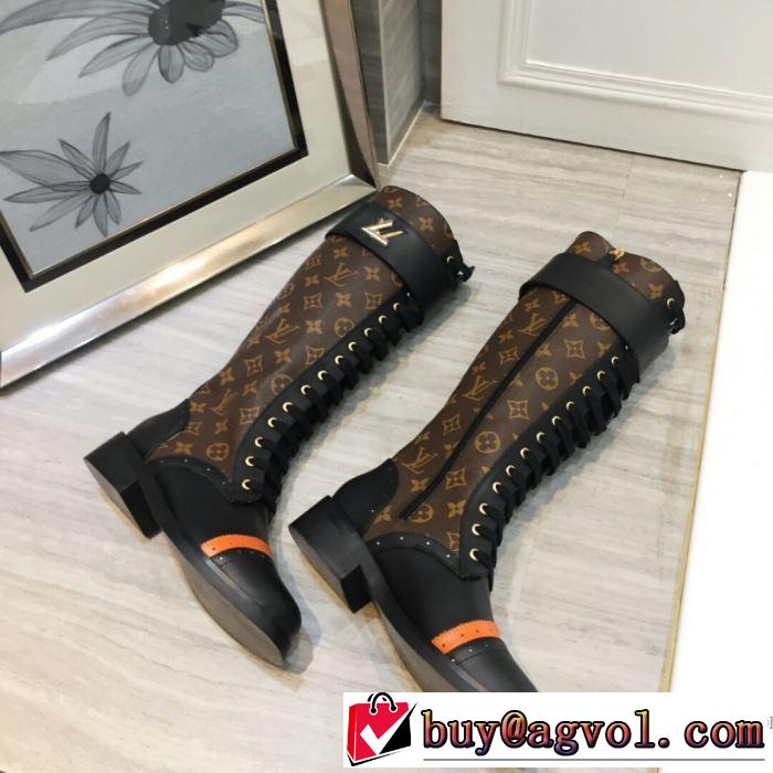 2色可選 LOUIS VUITTON ヒットする秋冬コレクション ルイ ヴィトン  2019トレンドアイテム激安 レザーブーツ おすすめする注目トレンド