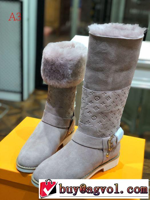 レザーブーツ 多色可選 2019秋冬人気色おすすめ ルイ ヴィトン カジュアルコーデオシャレ LOUIS VUITTON 優しい色味がかわいい