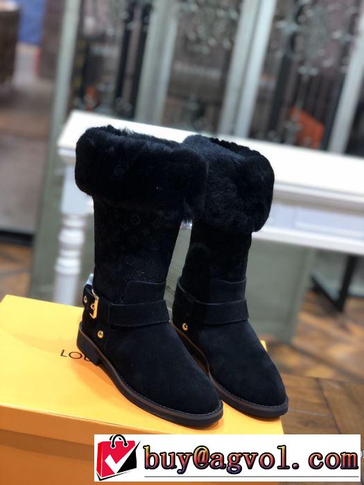 レザーブーツ 多色可選 2019秋冬人気色おすすめ ルイ ヴィトン カジュアルコーデオシャレ LOUIS VUITTON 優しい色味がかわいい
