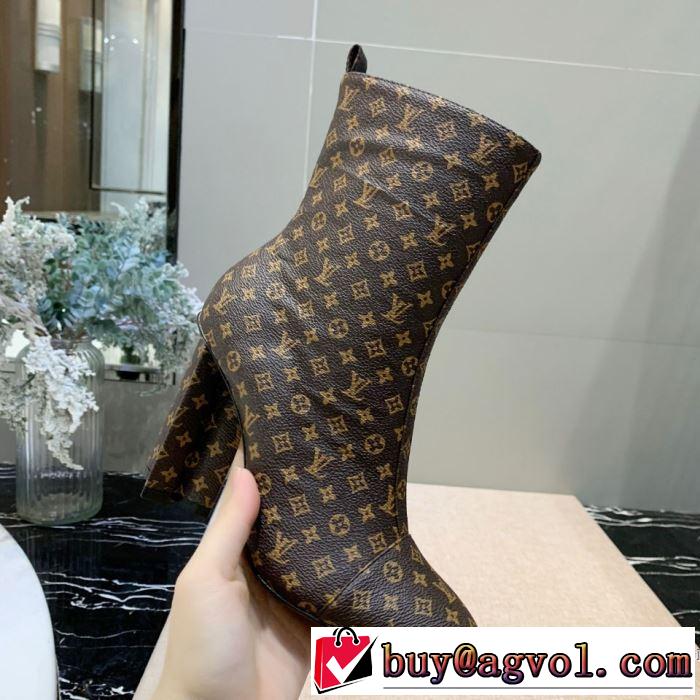 3色可選 今年の秋冬のトレンド激安セール ルイ ヴィトン LOUIS VUITTON 2019-2020秋冬流行色紹介 レザーブーツ 最新秋冬トレンドをチェック