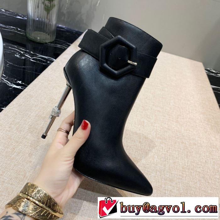 多色可選 優しいのに存在感 フィリッププレイン PHILIPP PLEIN 【最新】2019年秋冬のトレンド速報 レザーブーツ 2020秋冬流行ファション