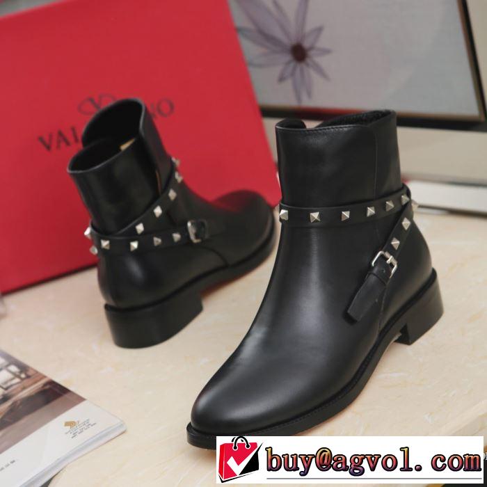2色可選 気になる2019年秋のファッション ヴァレンティノ今から取り入れられるトレンド  VALENTINO レザーブーツ 活躍するトレンドアイテム