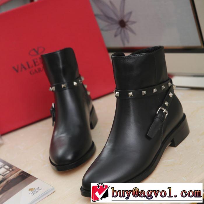 2色可選 気になる2019年秋のファッション ヴァレンティノ今から取り入れられるトレンド  VALENTINO レザーブーツ 活躍するトレンドアイテム