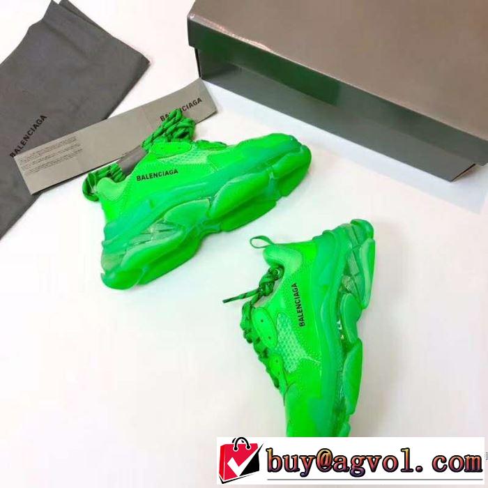 今から夏まで活躍する 2019春夏のトレンド新商品 バレンシアガ BALENCIAGA ランニングシューズ 4色可選