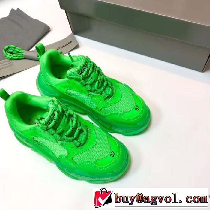 今から夏まで活躍する 2019春夏のトレンド新商品 バレンシアガ BALENCIAGA ランニングシューズ 4色可選