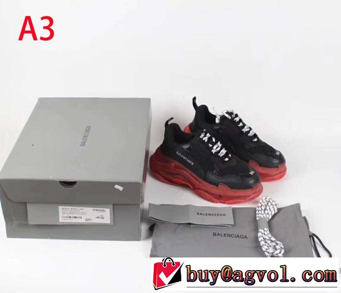 4色可選 ランニングシューズ  大人カジュアル夏ファッション2019 魅力的なカラー使い バレンシアガ BALENCIAGA