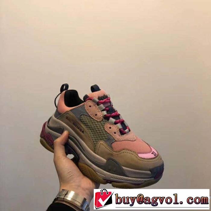 2019年春夏流行ファッション 大人の可愛さを引き立て バレンシアガ BALENCIAGA カジュアルシューズ 3色可選