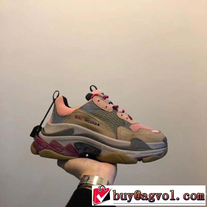2019年春夏流行ファッション 大人の可愛さを引き立て バレンシアガ BALENCIAGA カジュアルシューズ 3色可選