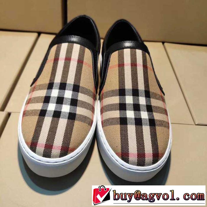 2019春夏のトレンド新商品 バーバリー BURBERRY ランニングシューズ 3色可選 暑い今こそ活躍させたい！