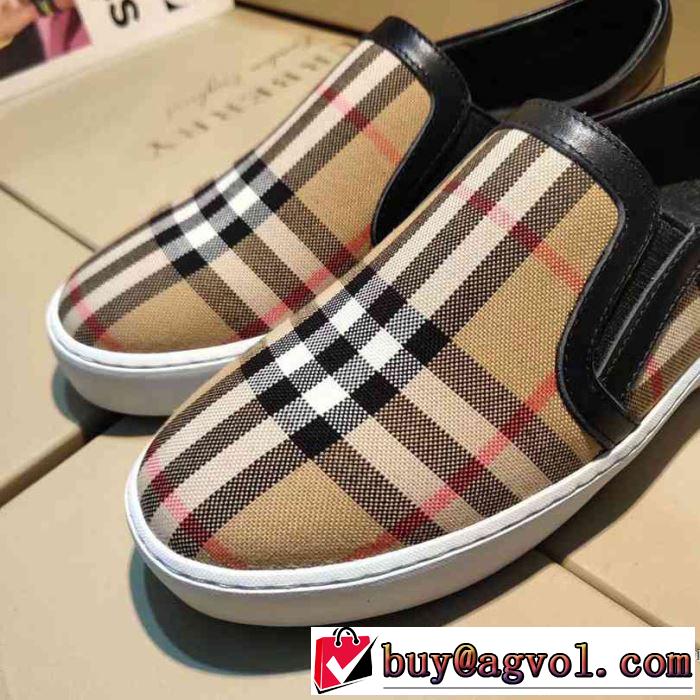 2019春夏のトレンド新商品 バーバリー BURBERRY ランニングシューズ 3色可選 暑い今こそ活躍させたい！
