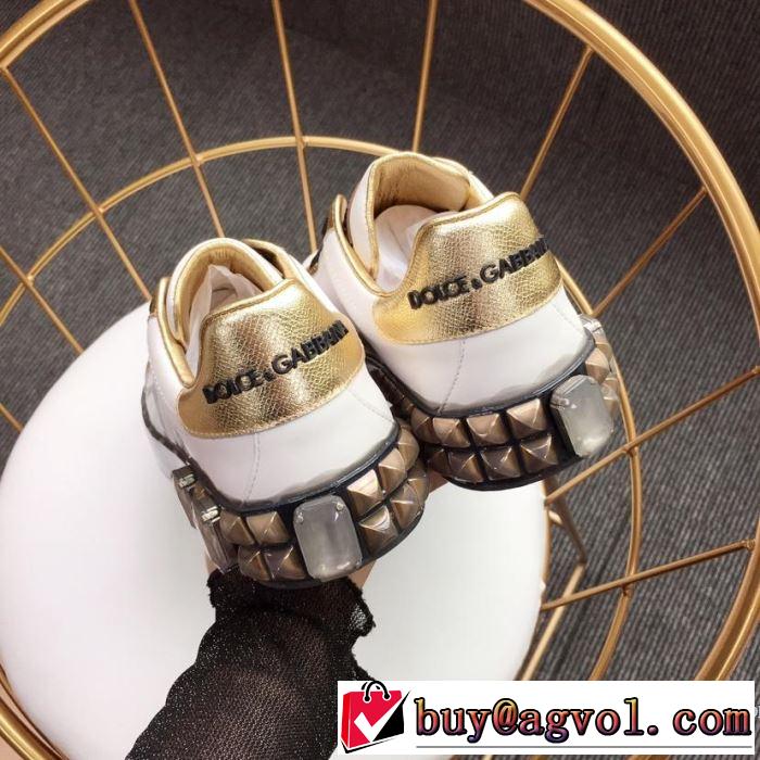 ドルチェ＆ガッバーナ Dolce&Gabbana カジュアルシューズ 3色可選 【2019年】夏のファッション 爽やかカジュアル人気