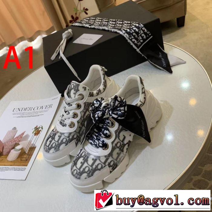 ディオール DIOR カジュアルシューズ 4色可選 2019春夏トレンドアイテム 今流行のストリート上品